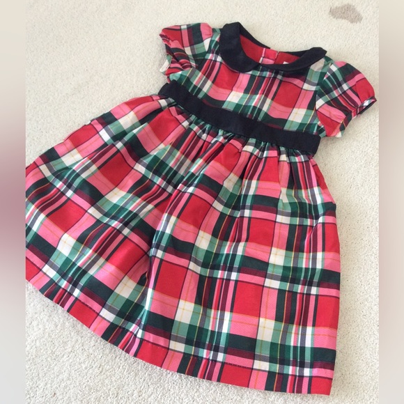 EUC Gymboree Christmas Holiday Dress size 12/18M - Picture 5 of 7